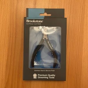 Brookstone Manicure Pedicure Professional Nail Cuticle Cutter Stainless Steel